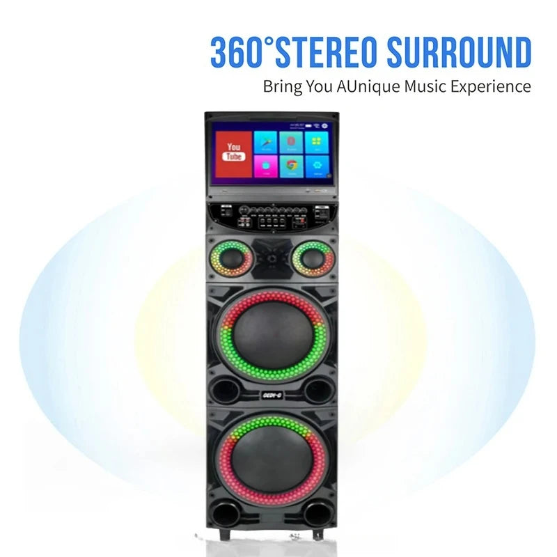Karaoke inteligente portátil GD-1415 con altavoz inalámbrico