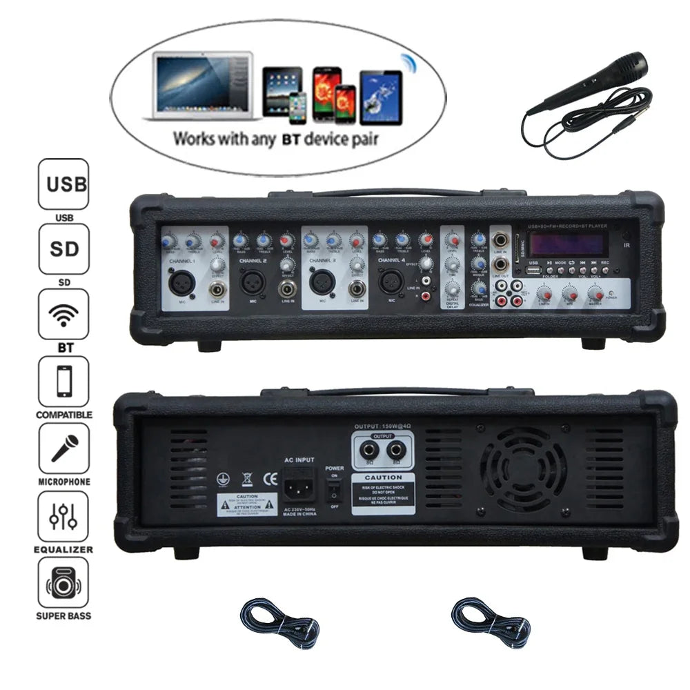 Sistema de altavoces PA con subwoofer de Audio profesional,