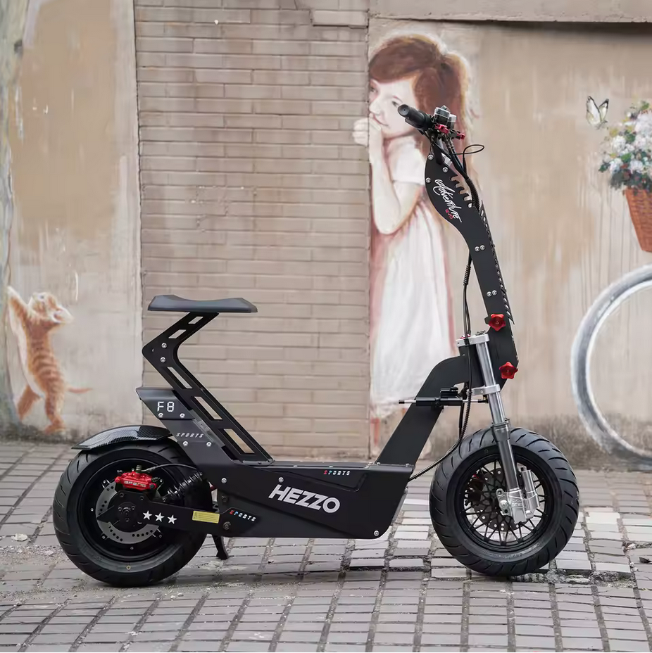 Scooter eléctrico de neumático ancho