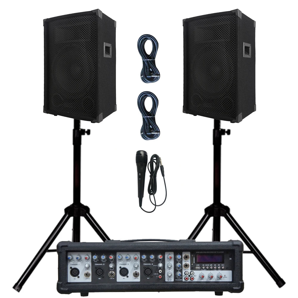 Sistema de altavoces PA con subwoofer de Audio profesional,